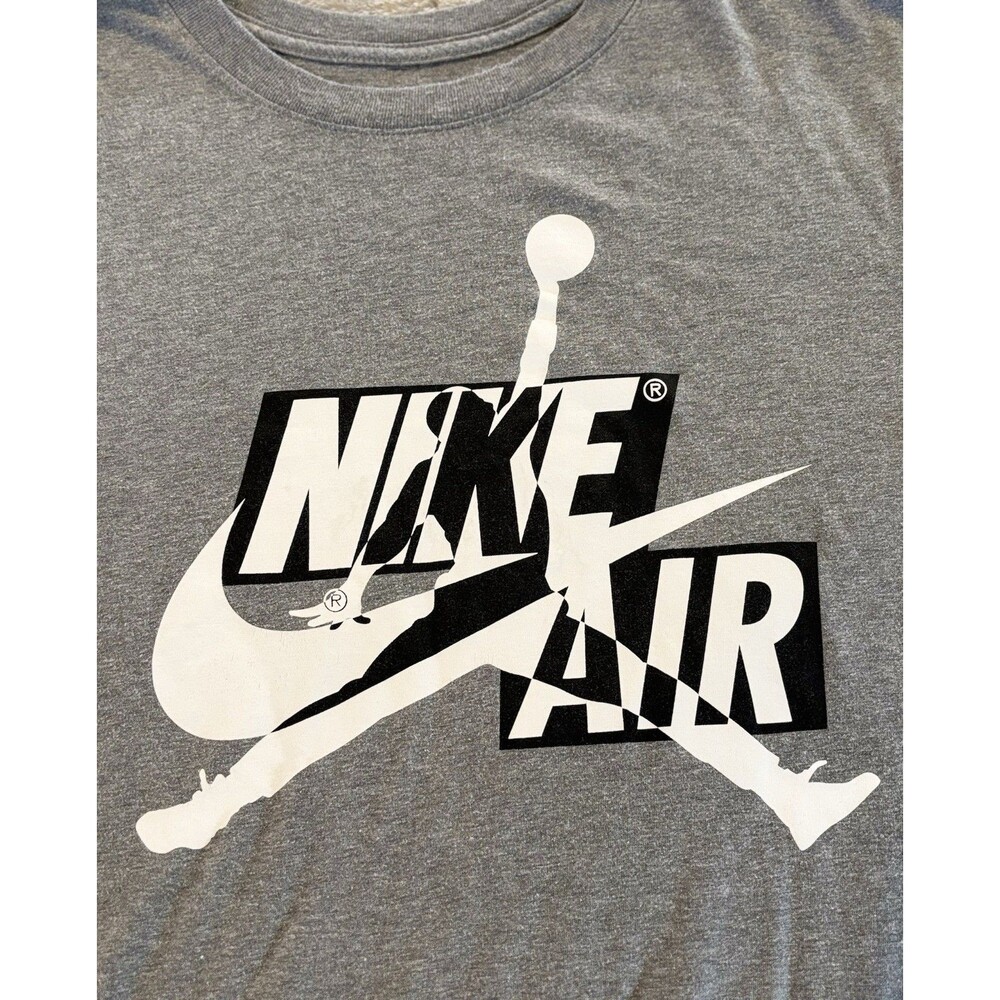 Nike Air Jordan Classic Jumpman T-Shirt Gray/Black Size XL